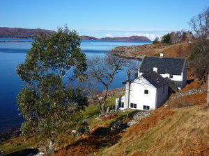 Retreats by the Ocean in N.W.Scotland. the cottage the one
