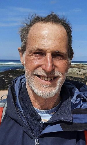 Me portrait on beach