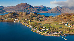 Shieldaig from above